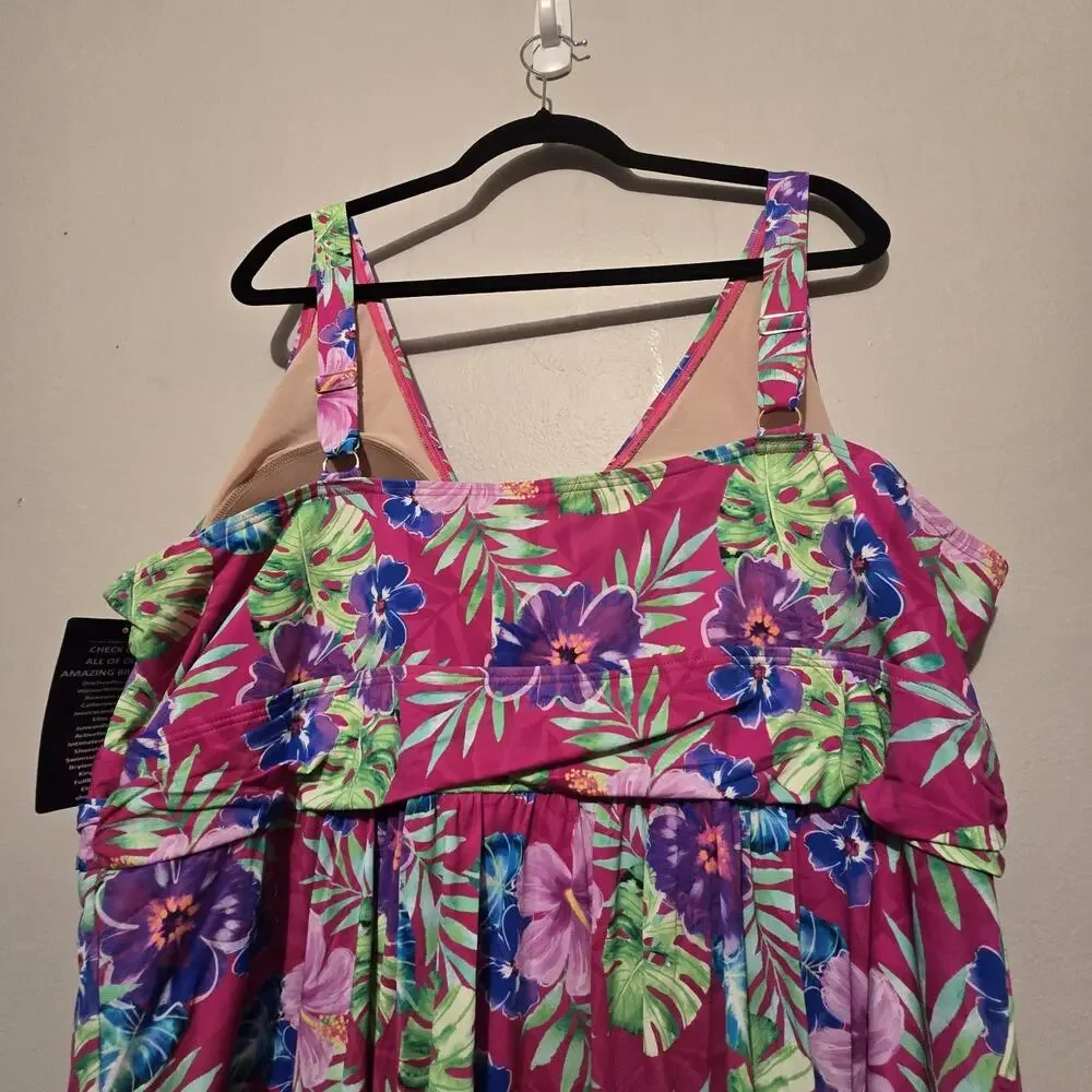 Floral One-Piece Swimsuit - Picture 11 of 15